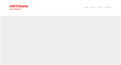 Desktop Screenshot of ankitenterprise.info